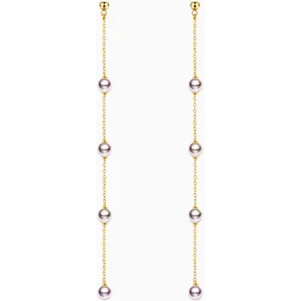 SWAROVSKI Elements Swarovski e. extra dlhé, perlové náušnice Ocean 53825660