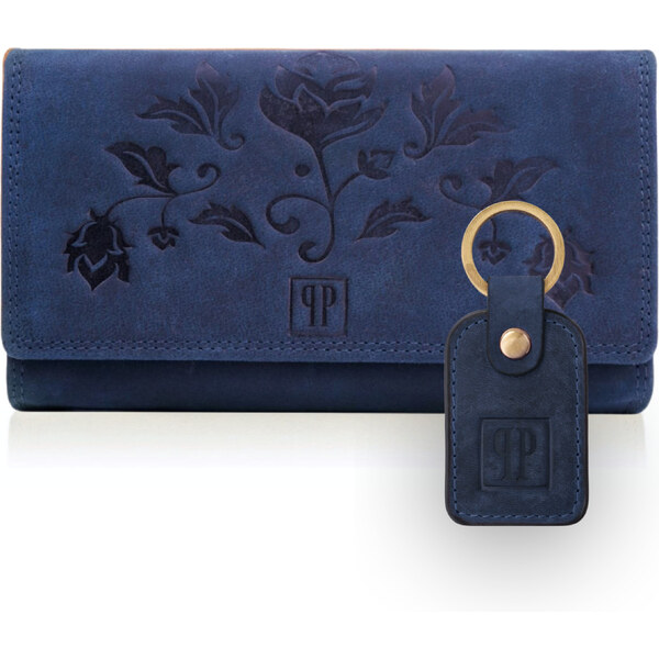 PAOLO PERUZZI Dámska darčeková sada, Kožená peňaženka a kľúčenka | 53825708