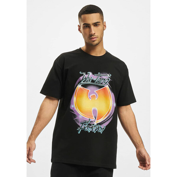 Tričko Urban Classics Wu-Tang Forever Oversize Tee Black S 47096359