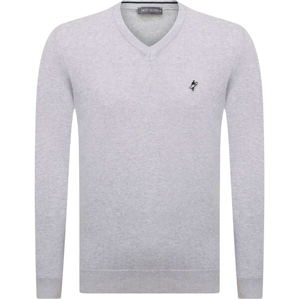 Jacey Quinn Sveter sivá melírovaná 54339141