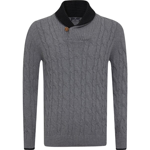 Jacey Quinn Sveter sivá / čierna 54339949