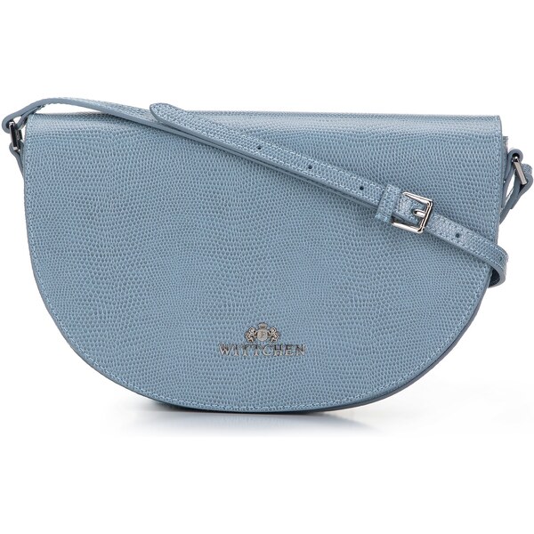 Wittchen Dámska brašna na sedlo z jašterice, svetlomodrá 29-4E-023-N 66065372