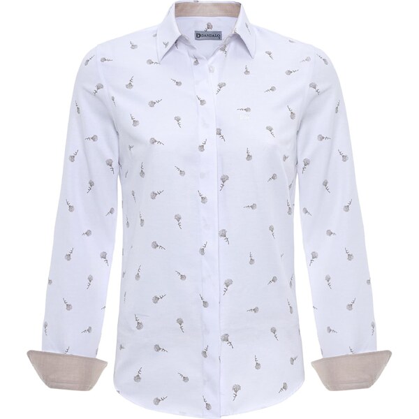 Dandalo Blúzka hnedá / biela 54339576