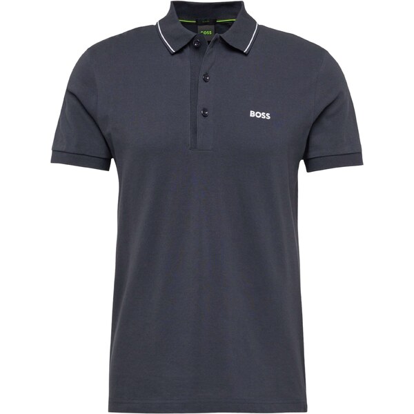 BOSS Tričko Paule 4 tmavomodrá / biela 54368443