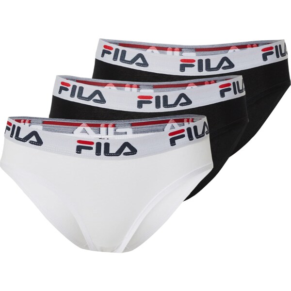 FILA Nohavičky červená / čierna / biela 57902379