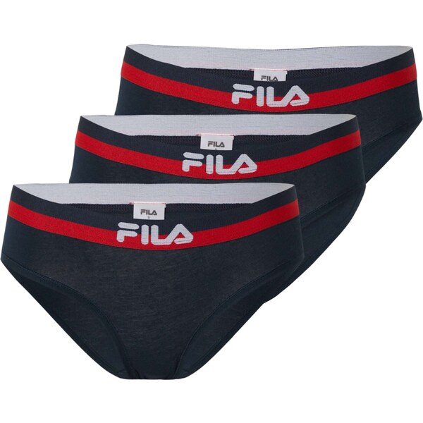 FILA Nohavičky námornícka modrá / ohnivo červená / biela 57902380