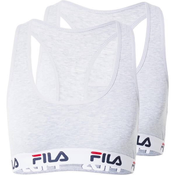 FILA Podprsenka tmavomodrá / sivá melírovaná / krvavo červená / biela 54376801