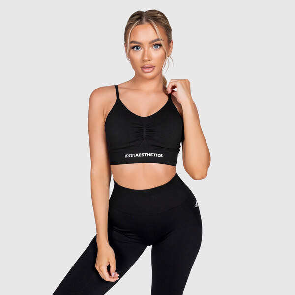 Športová podprsenka Iron Aesthetics Inspire, čierna 53943796