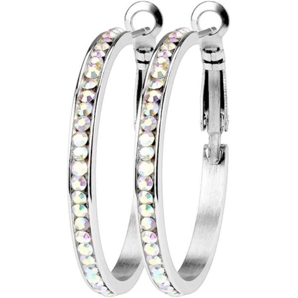 Glory Dámske náušnice z chirurgickej ocele Lara so zirkónmi AB SE3361 53953548