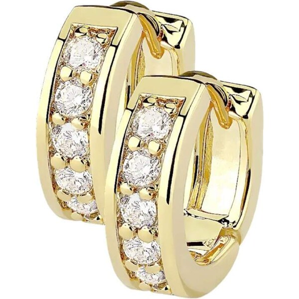 Glory Dámske náušnice z chirurgickej ocele Meggie zlaté EB-005-GDC 53953536