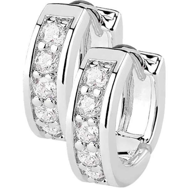 Glory Dámske náušnice z chirurgickej ocele Meggie strieborné EB-005-C 53953537