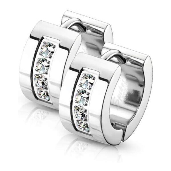 Glory Dámske náušnice z chirurgickej ocele Lea strieborné SE3527-STC 53953554