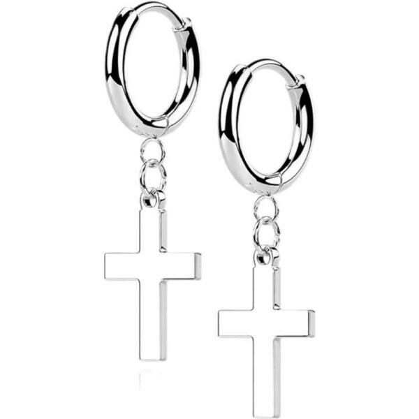 Glory Dámske náušnice z chirurgickej ocele Holly strieborné SE046-ST 53953544