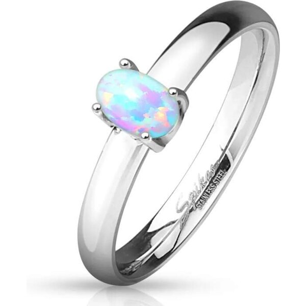 Glory Prsteň s opálovým kamienkom Lily strieborný R-M5055 53953570