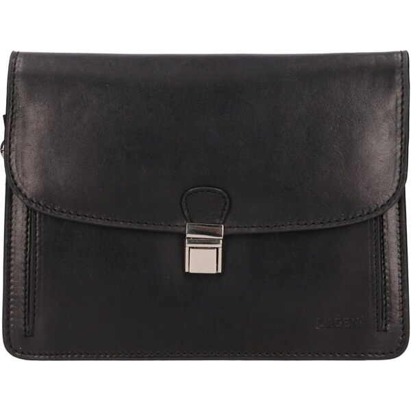 Lagen Pánska kožená etue (dokladovka) BLC-223/2596 čierna 53954951