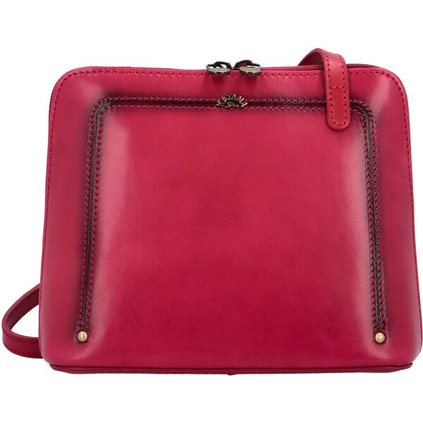 Dámska kožená crossbody kabelka fuchsiová - Katana Elenka ružová 54004019