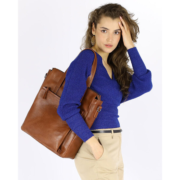 Marco Mazzini handmade MARCO MAZZINI Luxusná dámska kožená shopper 53961064