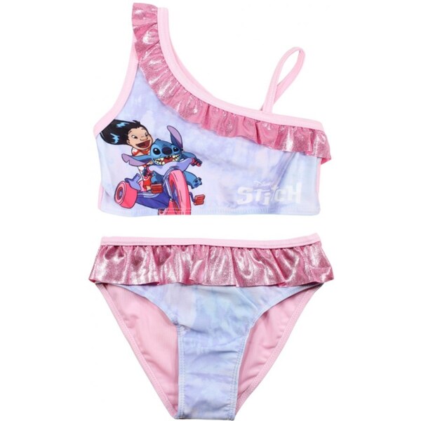 DIFUZED Dievčenské dvojdielne plavky Lilo & Stitch na motorke 53962193