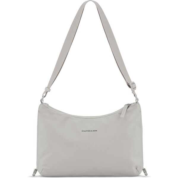 Kapten & Son Taška cez rameno Skara Small svetlosivá / čierna 54971486
