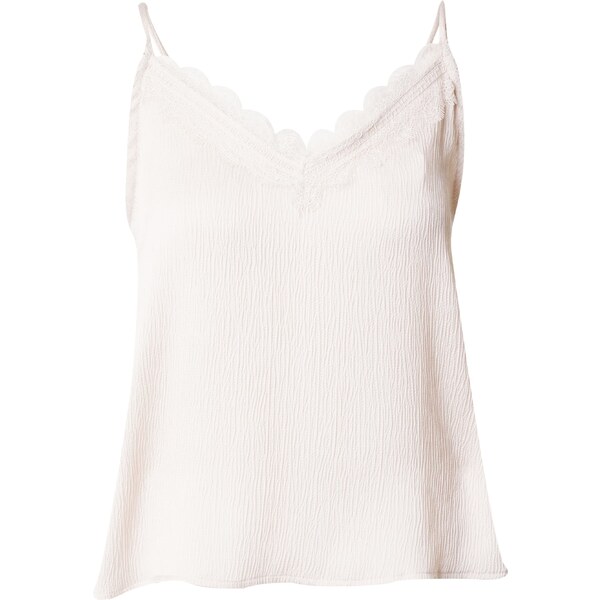 ABOUT YOU Top Rosie svetlosivá / biela 54332884