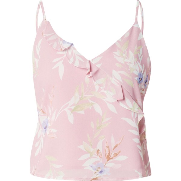 ABOUT YOU Top modrá / hnedá / ružová / biela 54353889