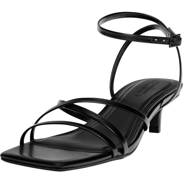 Pull&Bear Remienkové sandále čierna 54375345