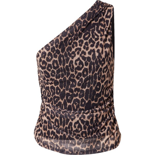 ABOUT YOU Top Luzia béžová / hnedá / čierna 54376724