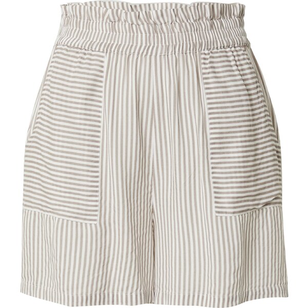 VERO MODA Nohavice VMBUMPY béžová / biela 54377841