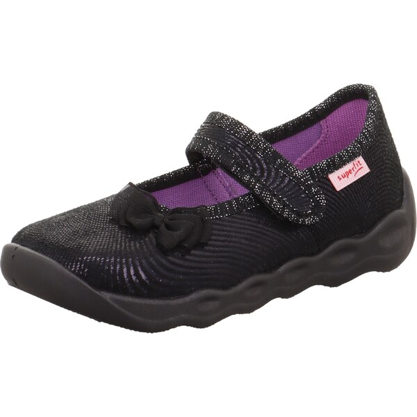 SUPERFIT Papuče BUBBLE baklažánová / červená / čierna / strieborná 54377961