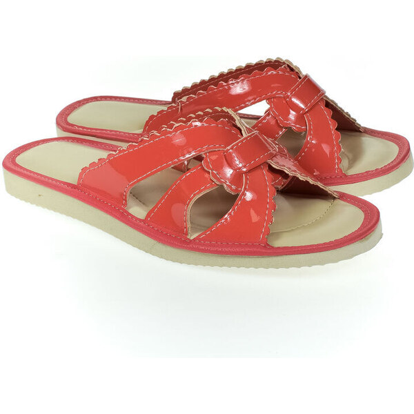 JOHN-C Dámske červené papuče KELLY 53971518