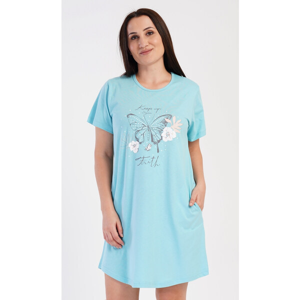 Vienetta Dámske šaty s krátkym rukávom Butterfly 63335928