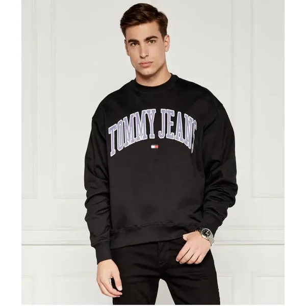 Tommy Jeans Mikina BOXY POP VARSITY CREW | Relaxed fit 54000227