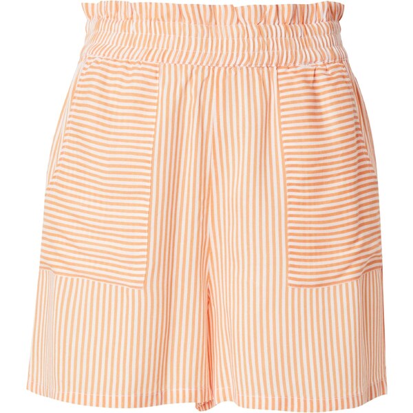 VERO MODA Nohavice VMBUMPY oranžová / biela 54378245