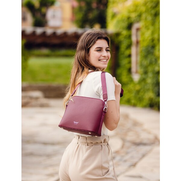 Vuch Dámska crossbody kabelka Merise Wine 66581706