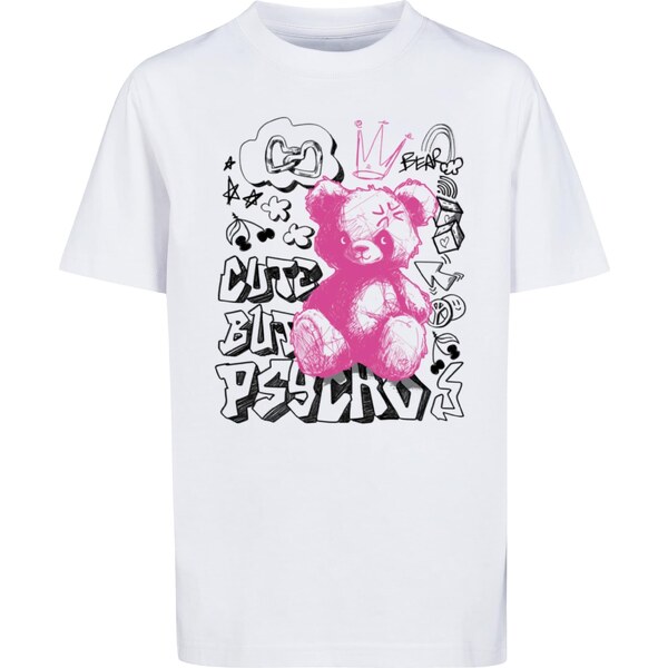 Mister Tee Childrens T-shirt Cute But Psycho white 54021938