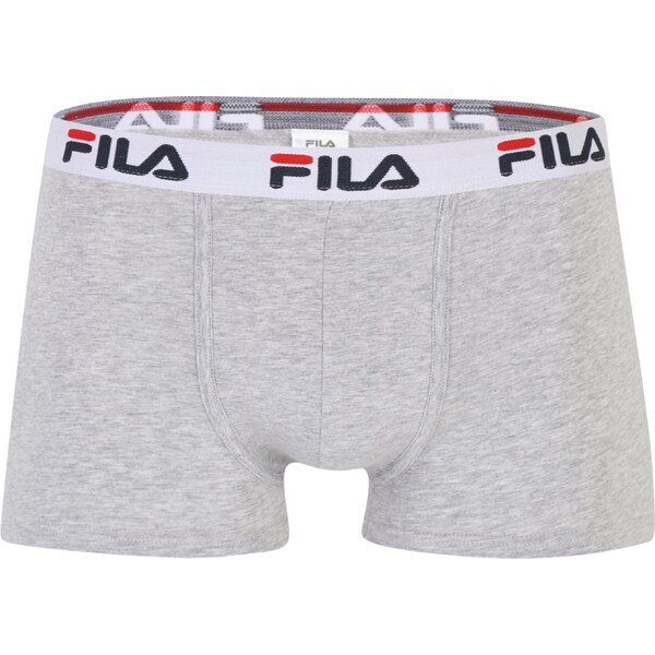 FILA Boxerky námornícka modrá / svetlosivá / červená / biela 54379285