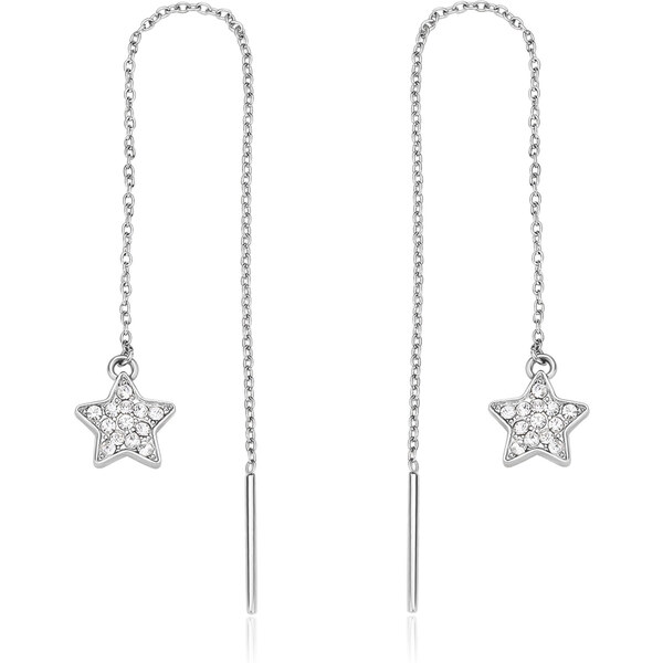 SAgapõ Hravé oceľové náušnice Hviezdičky Aurora SAR54 66582855