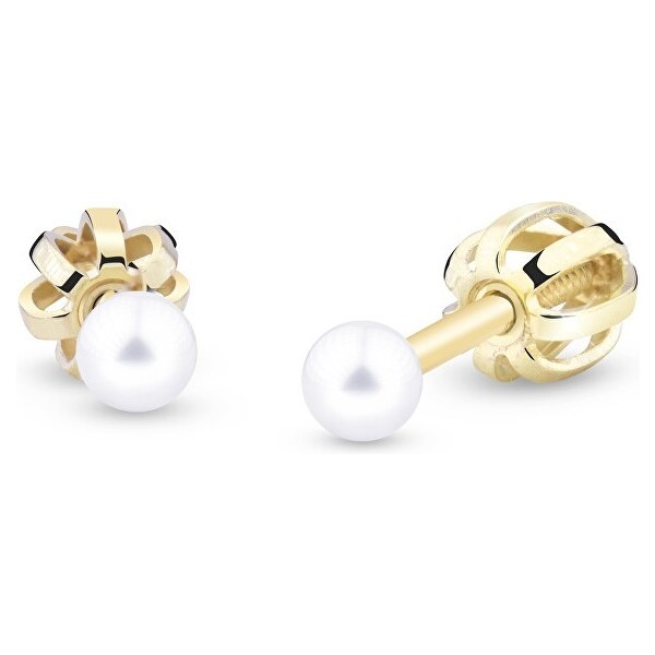 Cutie Jewellery Perlové náušnice zo žltého zlata Z3003/4/5/6 0,3 cm 66579739