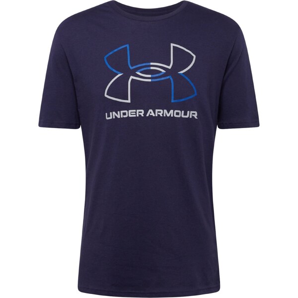 UNDER ARMOUR Tričko Foundation modrá / námornícka modrá / biela 54318898