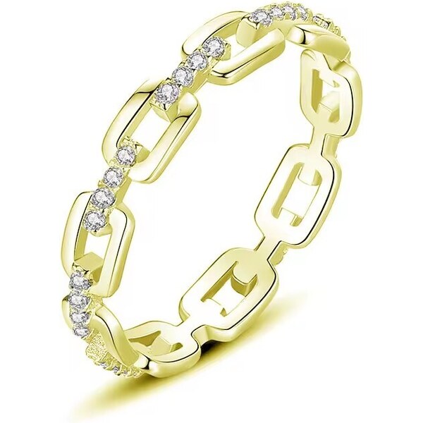 MAJYA Strieborný prsteň MARCELLINA pozlátený 10999/6 64581981