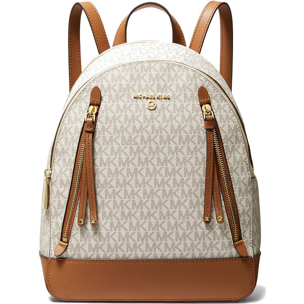 Michael Kors Batoh Brooklyn Medium Logo Backpack Vanilla Acorn 63717790