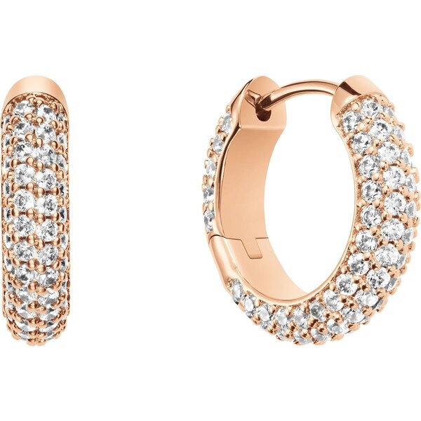 Daniel Wellington Trblietavé bronzové kruhy Pavé DW00400627 66589607