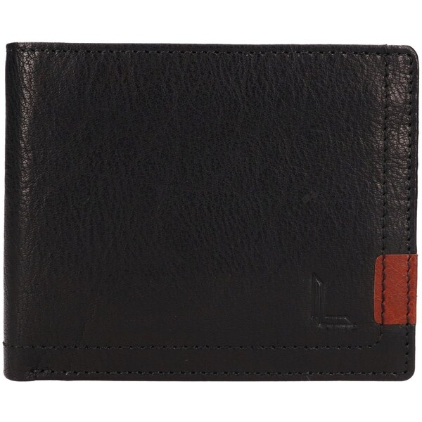 Lagen Pánska kožená peňaženka 2BX001Z čierna 54094186