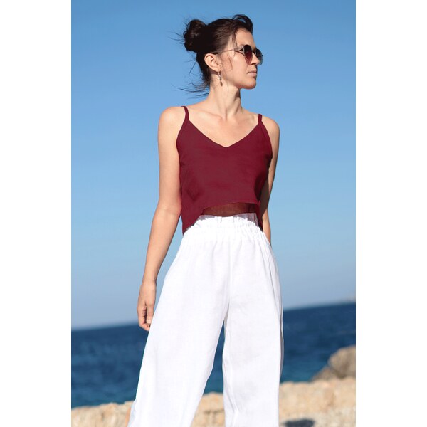 Autorské tielko Lotika zo 100% lanu 54101717