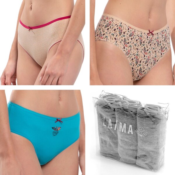 LAMA Dámske nohavičky 3 pack 127BI 22 plus 62234607