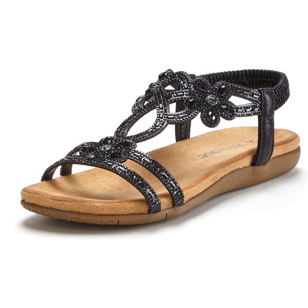 VIVANCE Remienkové sandále čierna 54332026