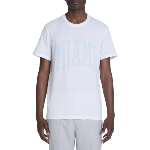 Celio White T-shirt sae pattern Jeville - Mens 54348387