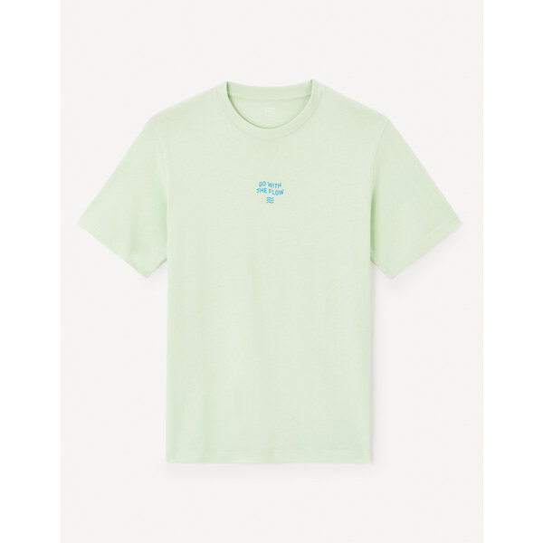 Celio Cotton T-shirt Jeword - Mens 54348392