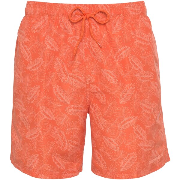 Bruno Banani Plavecké šortky koralová / biela 54375018