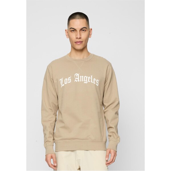 Mister Tee Los Angeles wording Crewneck darksand 50548125